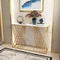 Crisscross elegance Cansole Table